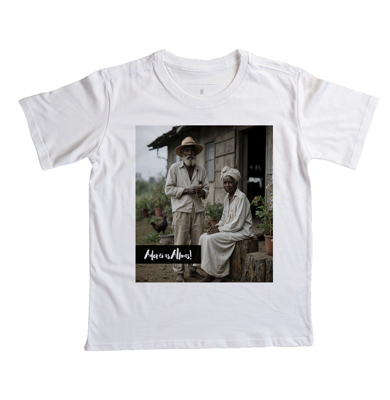 Camiseta Infantil - Casal de Pretos-Velhos - Imagem 2