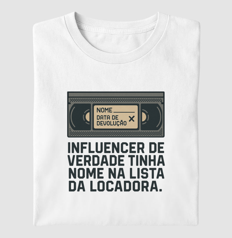 Camieta Influencer de verdade