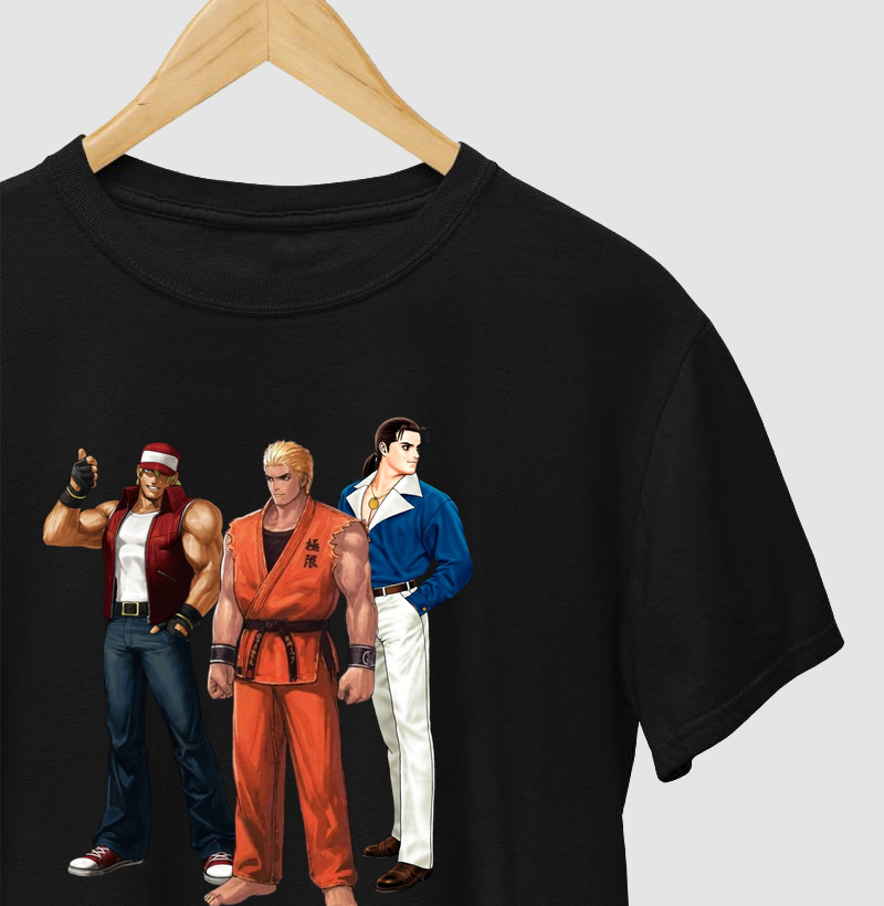Terry Bogard, Ryo Sakazaki e Robert Garcia - KOF