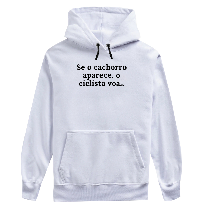 Se o cachorro aparece, o ciclista voa