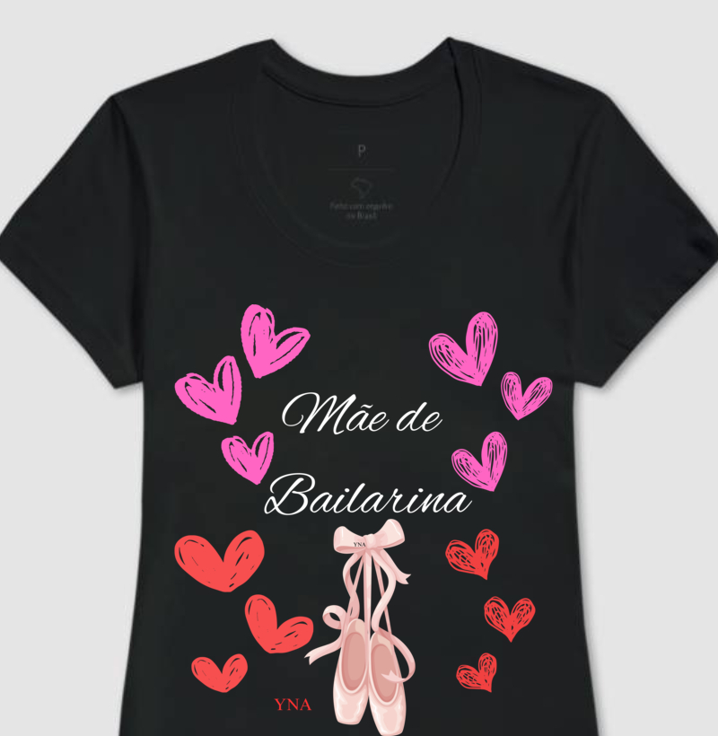  MÃE DE BAILARINA CORAÇÕES