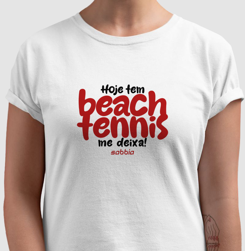 Hoje tem Beach Tennis