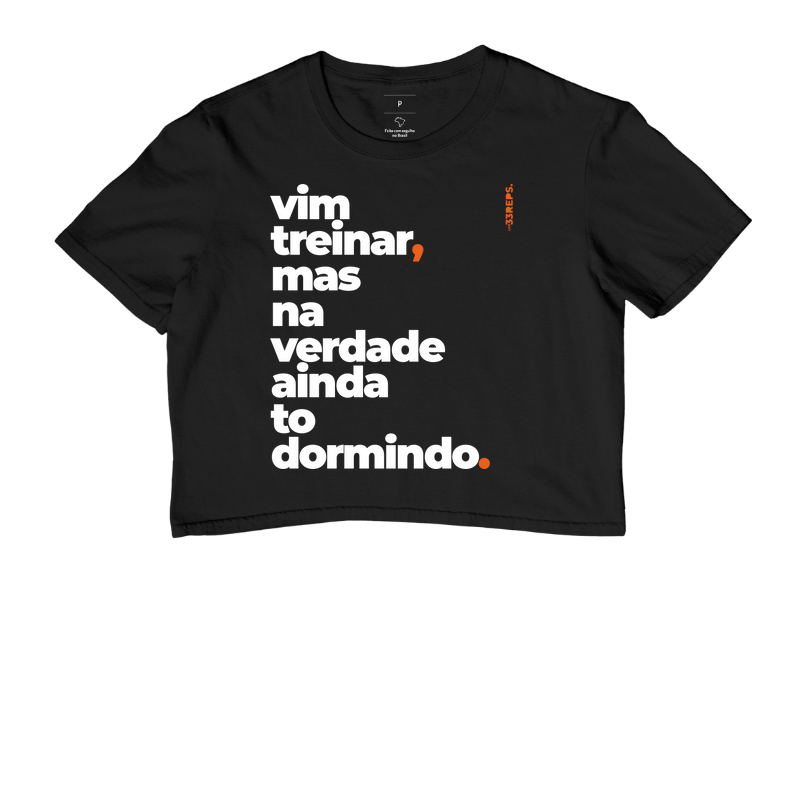 Vim treinar, mas na verdade ainda tô dormindo