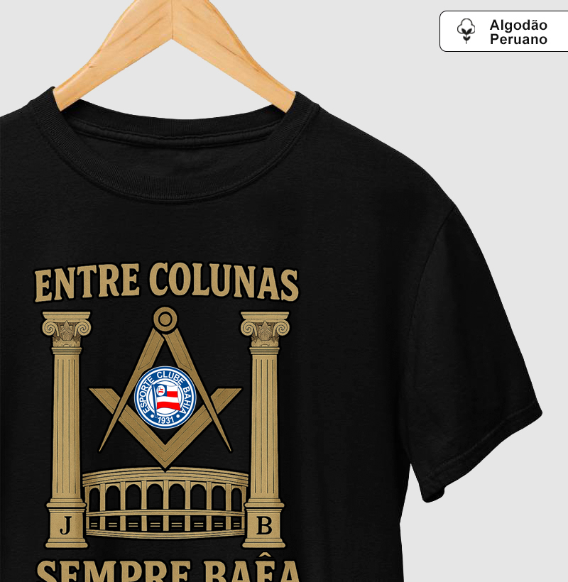 Camiseta Algodão Peruano Baêa Entre Colunas - Mr. GADU