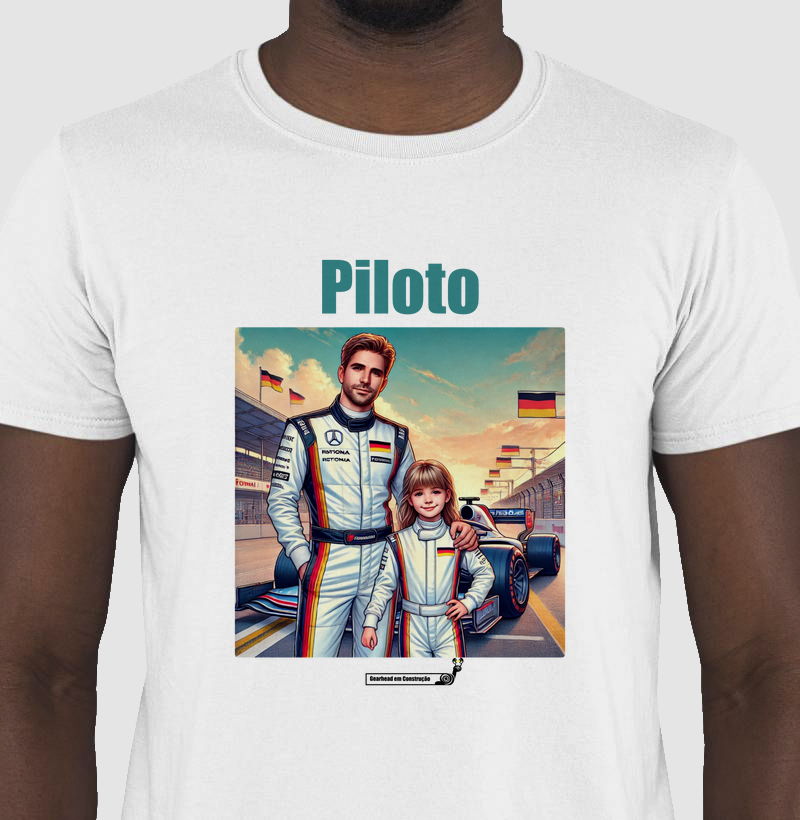 Camiseta - Pai/Filha Piloto