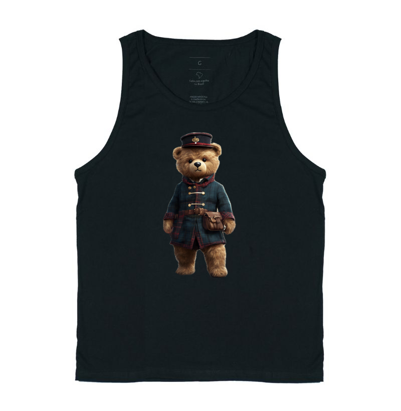 Scottish Bear alone