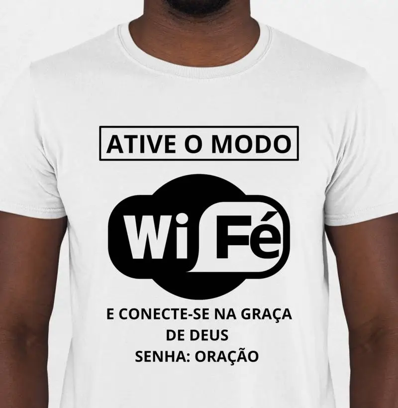 Camisa wi-fé brilho interior 