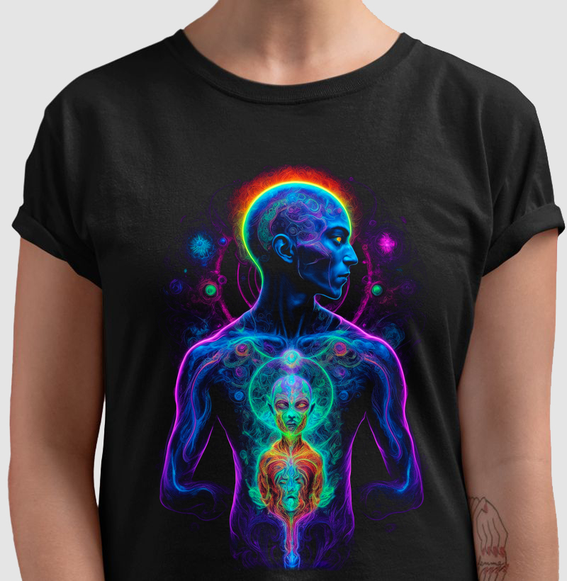 Camiseta Chakra de Neon #02