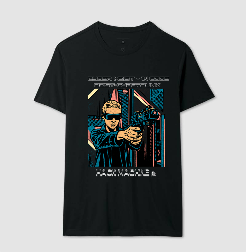 Camiseta Cyber Heist – Post-Cyberpunk / Hack Machine