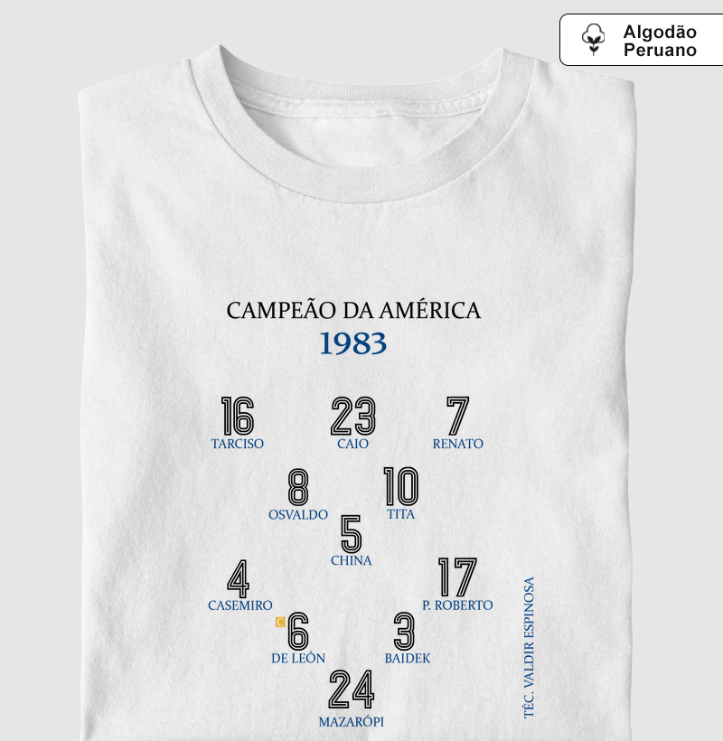 Camiseta Algodão Peruano Liberta 83
