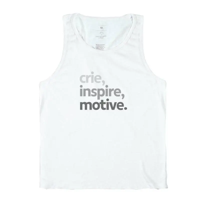 Camiseta CRIE, INSPIRE, MOTIVE.