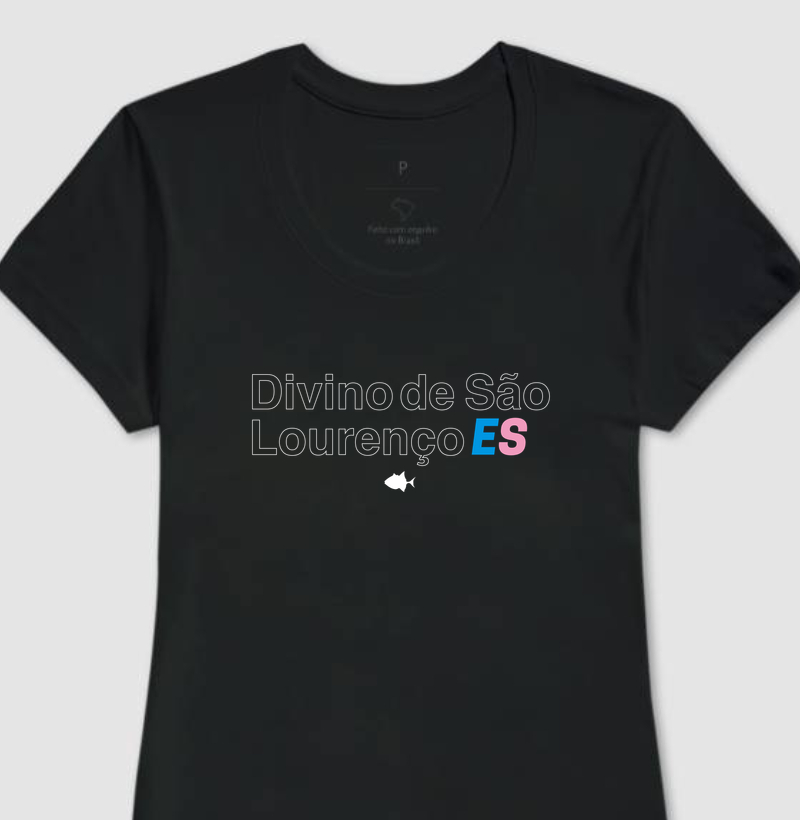 Cidades Divino de São Lourenço ES Colorido - Feminina - #28545