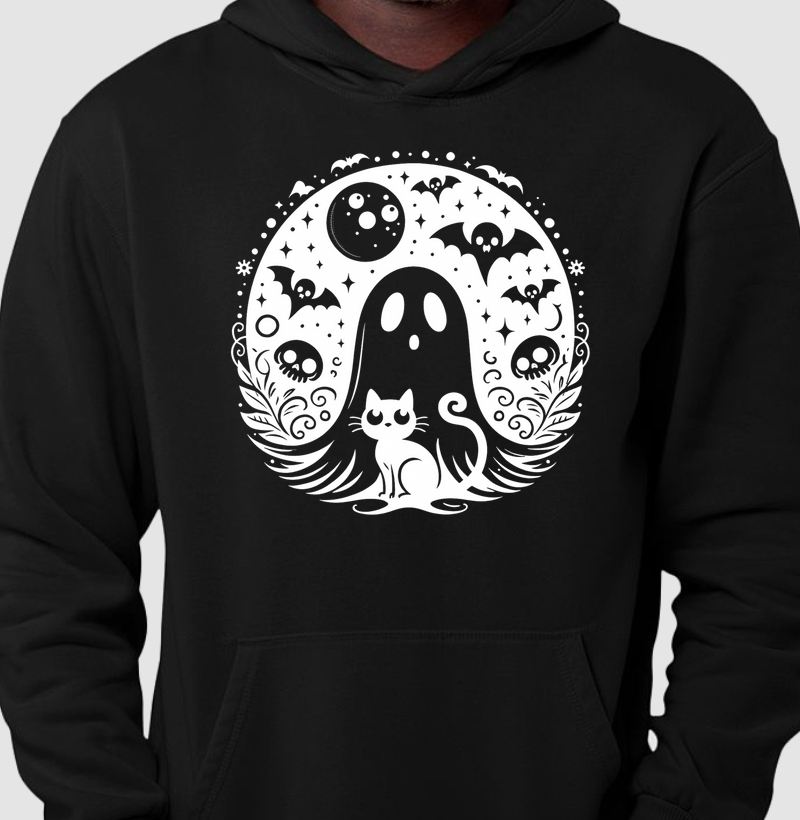 Ghost and  the cat