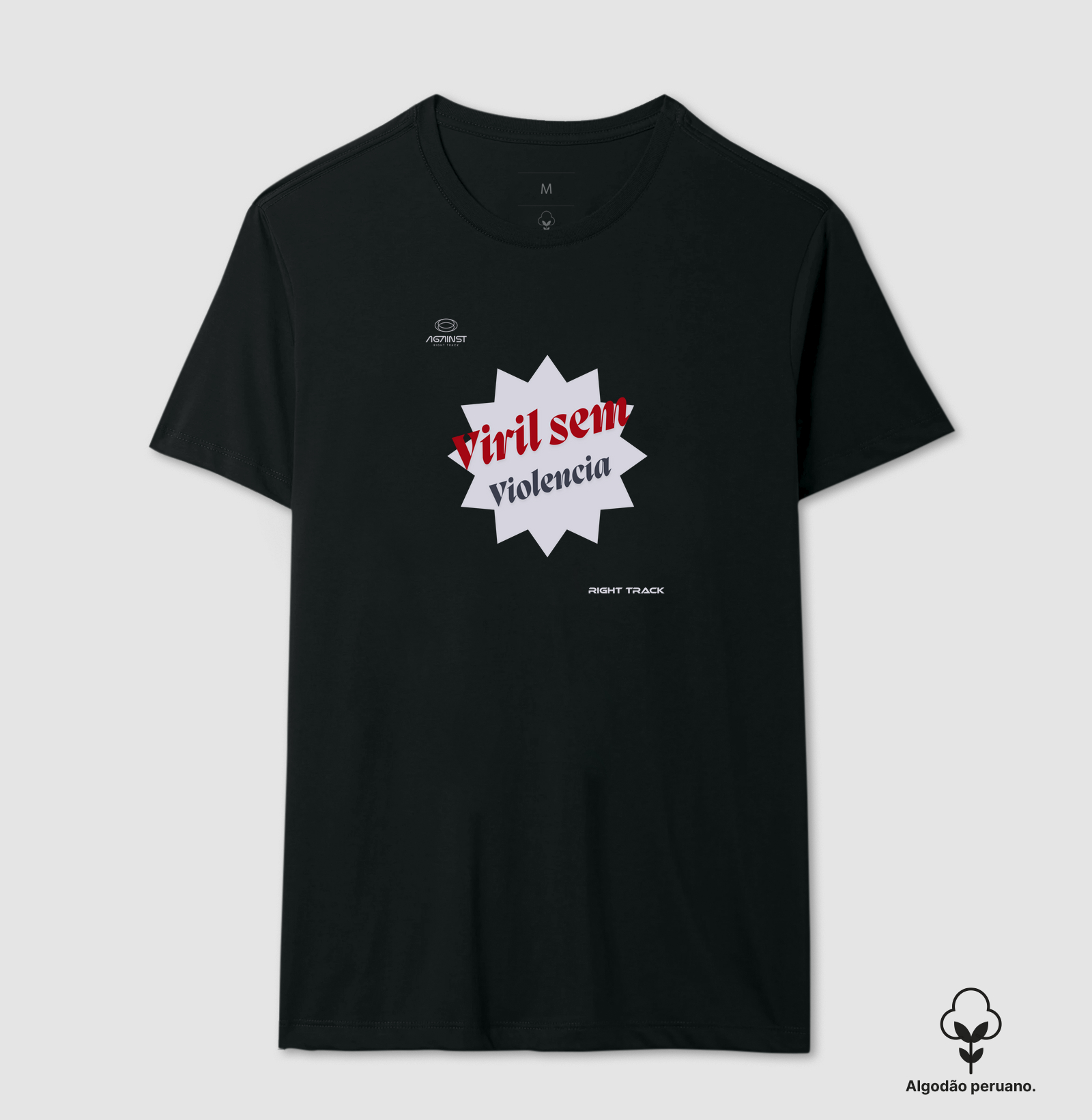Camiseta Viril não Violento