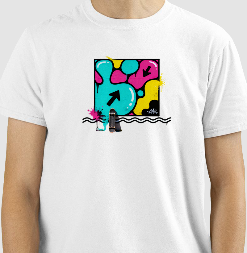 Camiseta Street Wave — Graffiti 90s | Posto80