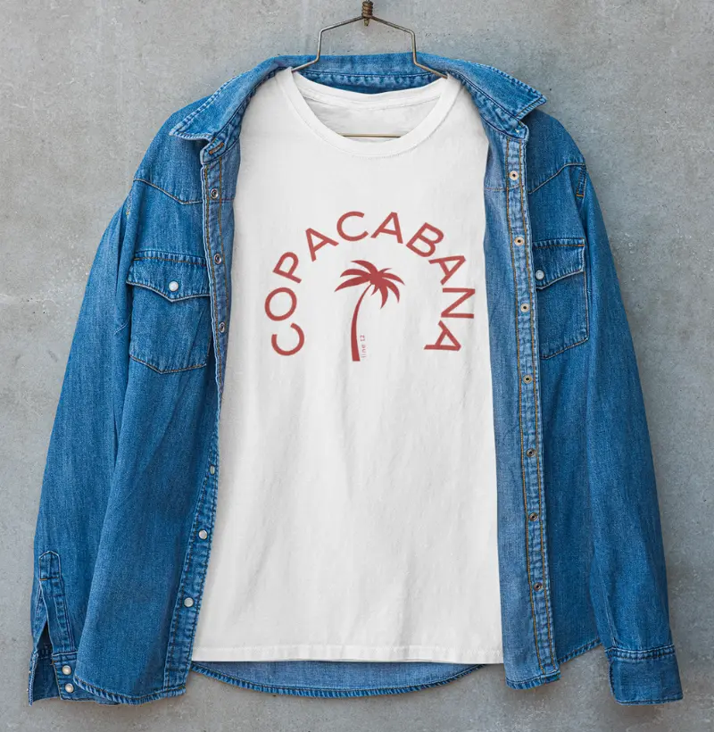 COPACABANA EM VERMELHO | BRANCO