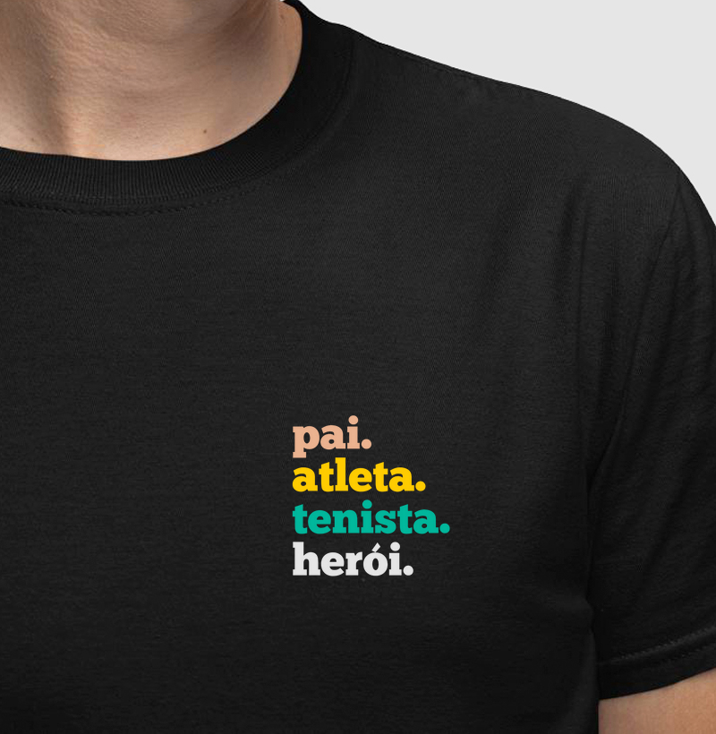 Pai, atleta, tenista, herói - Minimalista