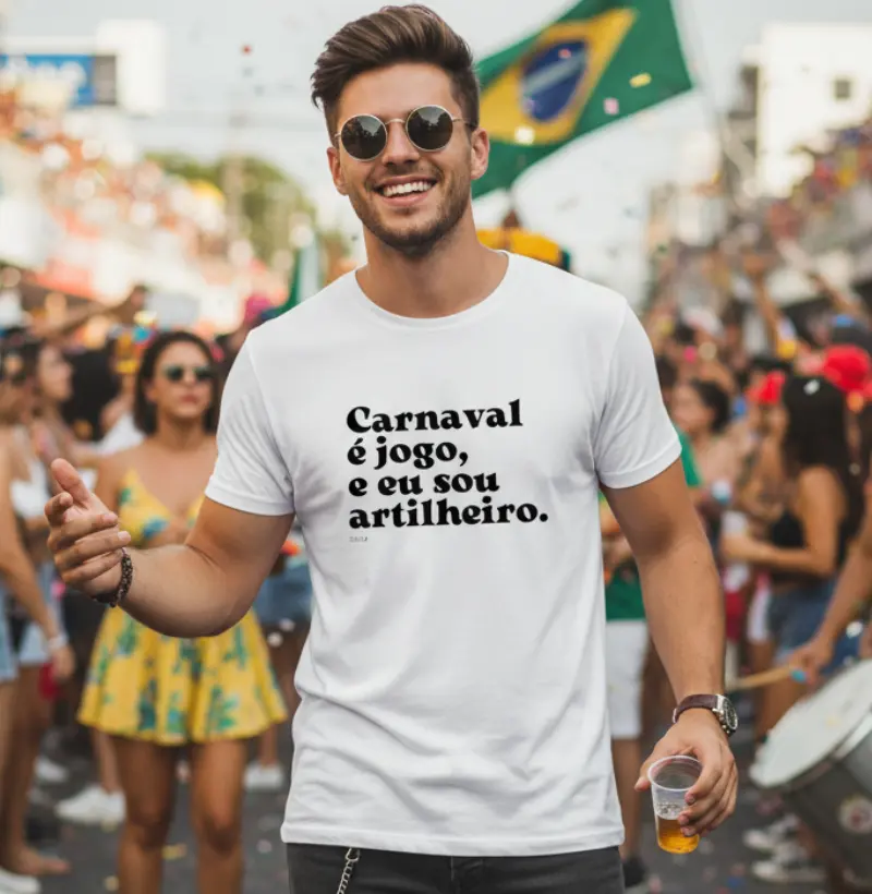 Carnaval é jogo e eu sou artilheiro