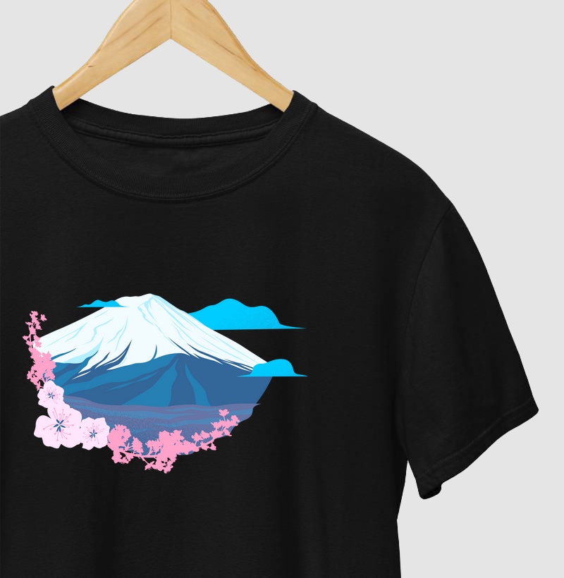 Camiseta Monte Fuji Cerejeira