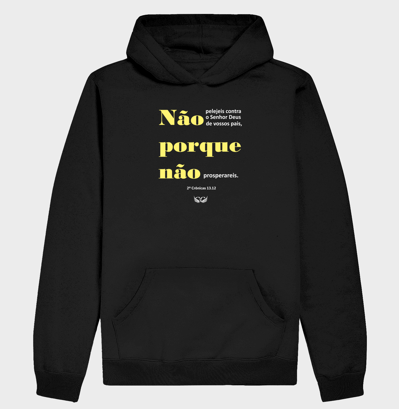Camiseta Cristã 2ºCr13.12 Não pelejeis contra o Senhor Deus de vossos pais