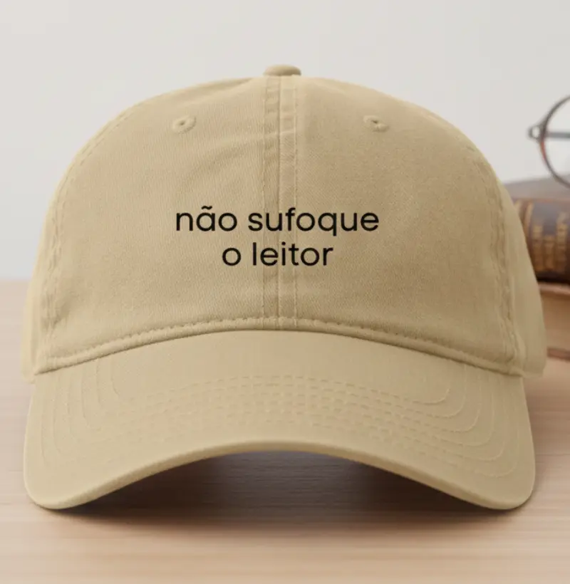 Não sufoque o leitor