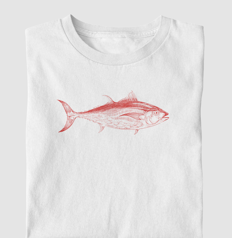 Tuna fish sketch illustration
