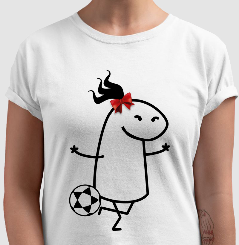 Camiseta Futevôlei Memes Cruzada Feminino