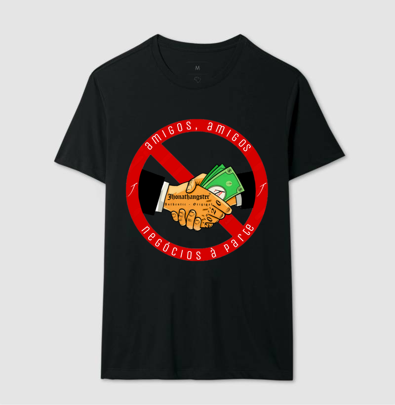 Camiseta Masculina Jhonathangster Business 