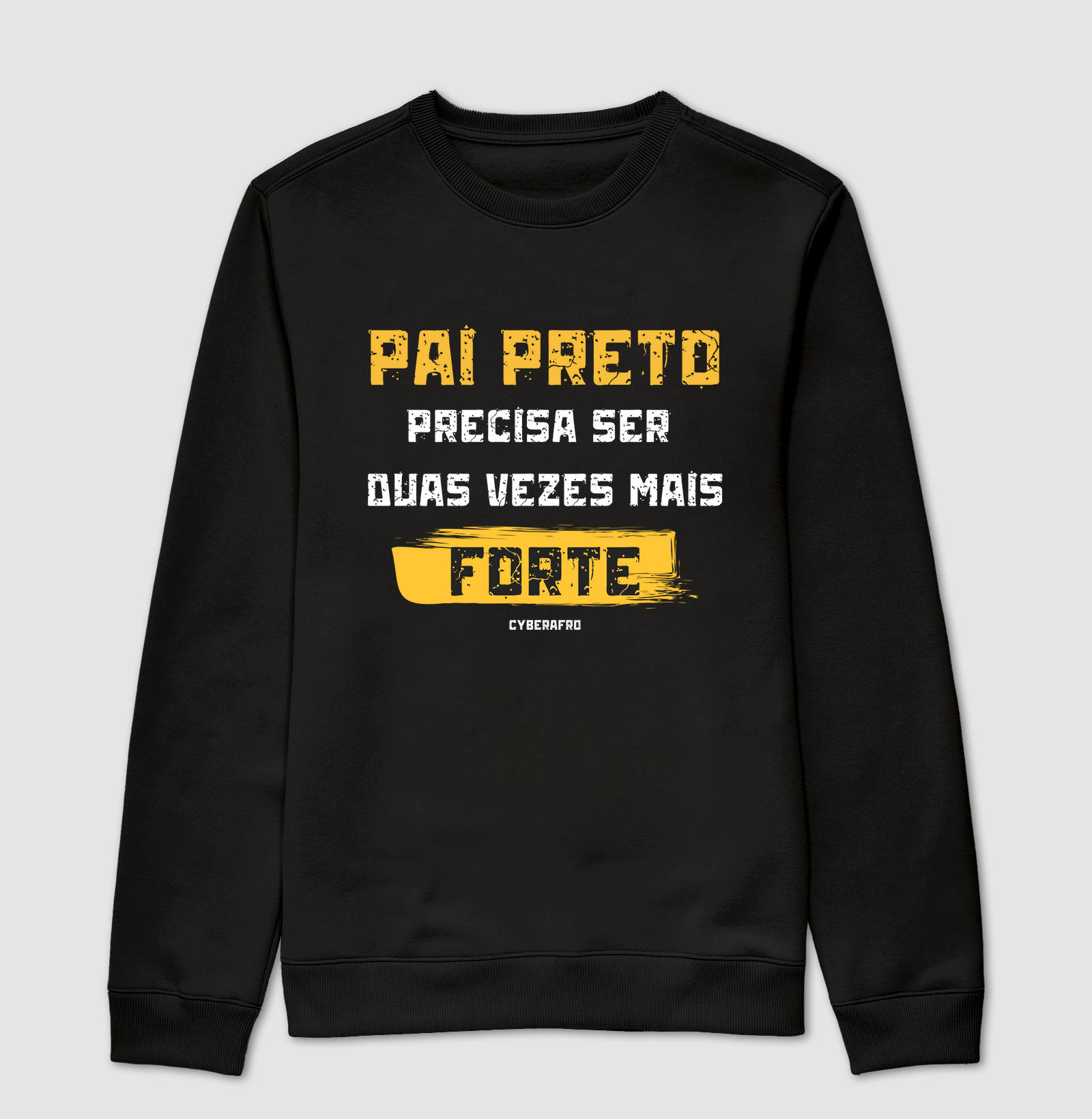 Suéter Moletom Pai Preto