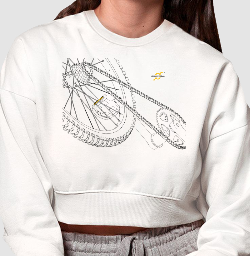 MOLETOM CROPPED YELLOWPEDAL LED