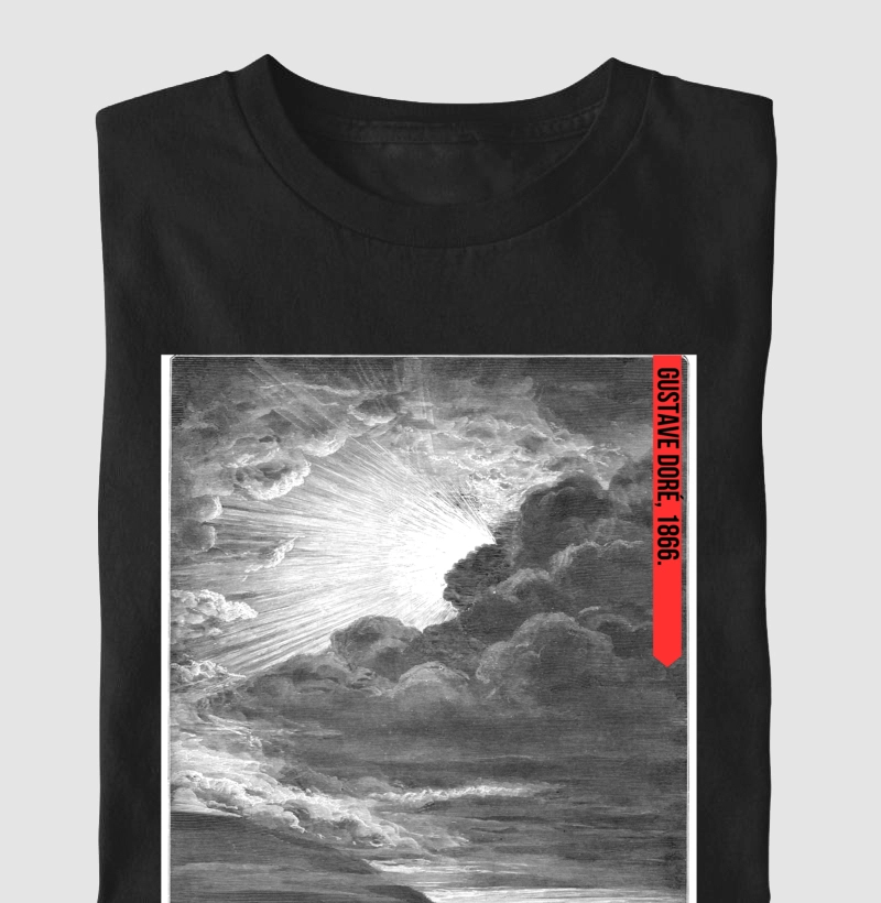 Camiseta T-Shirt "Creation of Light", 1866, por Gustave Doré.