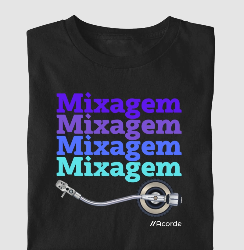 Camiseta Mixagem