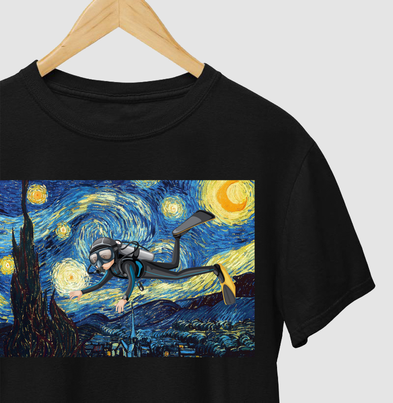 Mergulhador Van Gogh