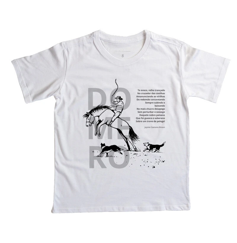 camiseta infantil relho trançado
