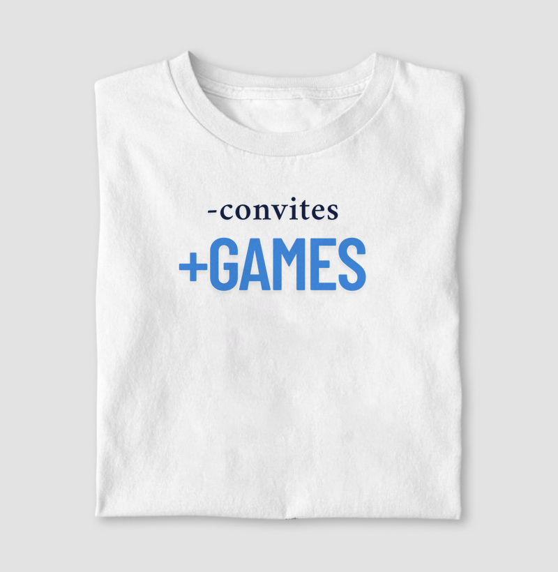 Camiseta +Games