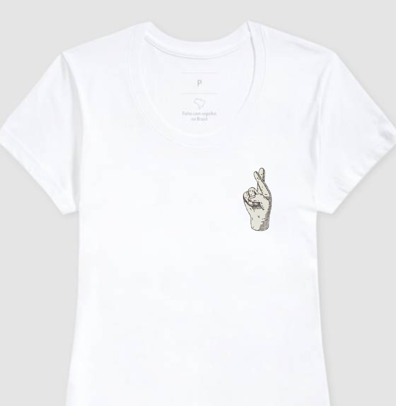 Camisa "Crossed fingers"