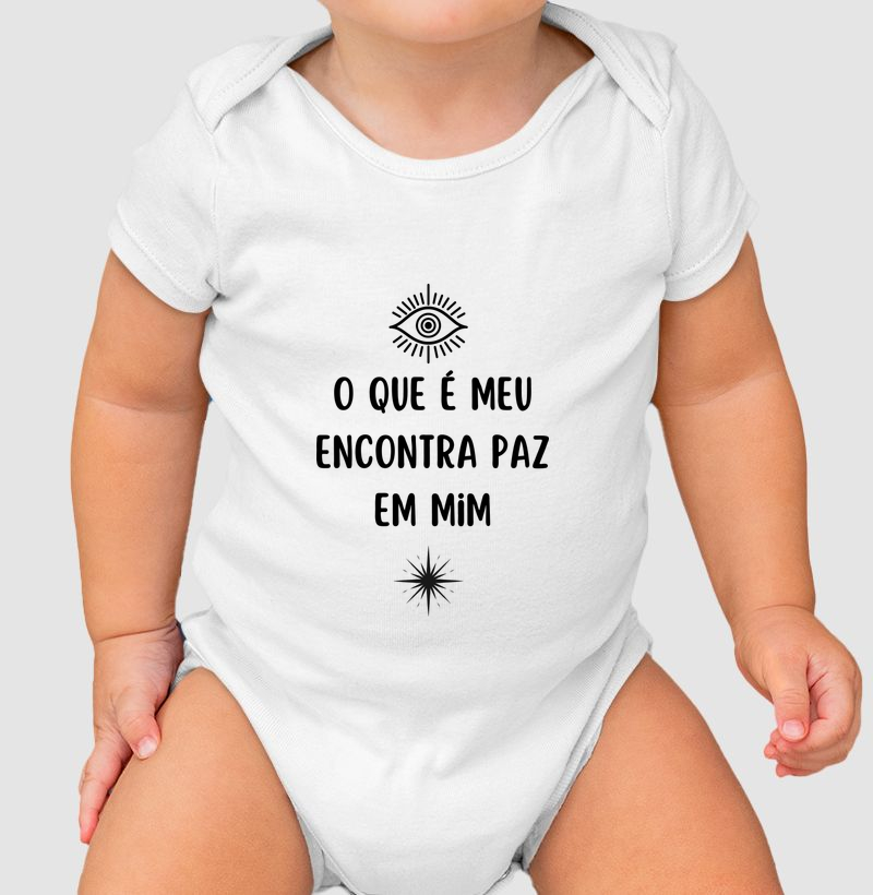 O que é meu encontra paz em mim