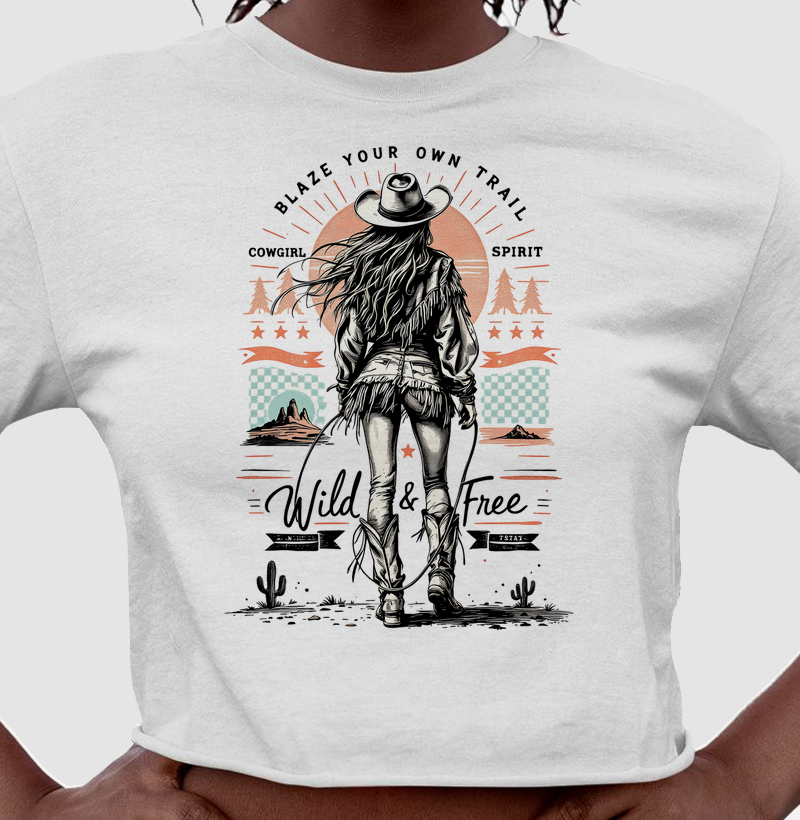 wild&free Camiseta Cropped Agromoda