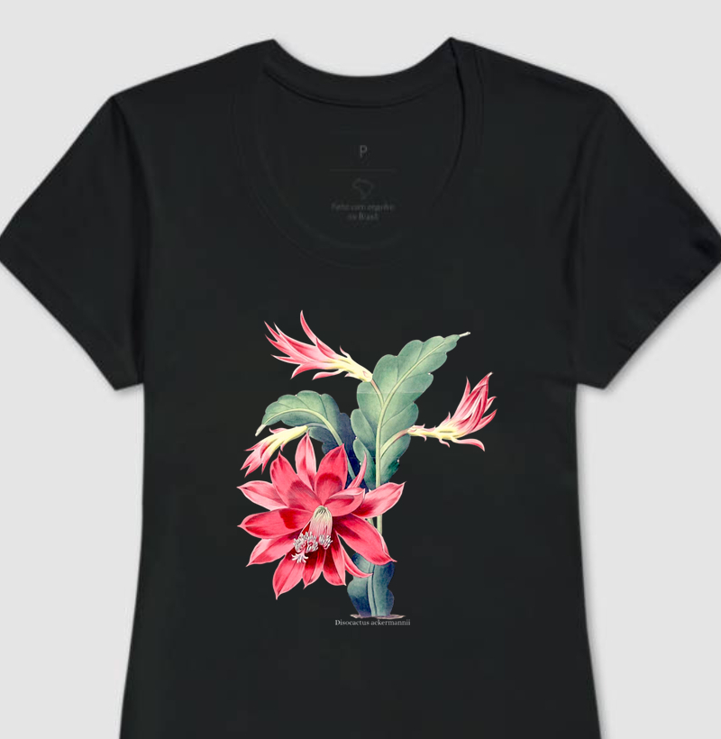 Camiseta Feminina Disocactus ackermannii