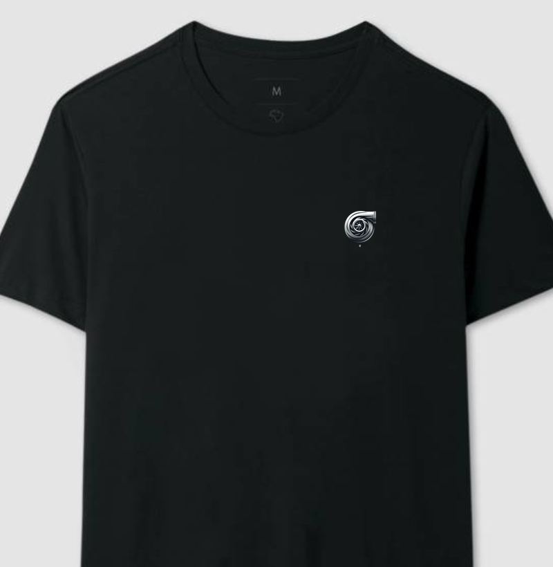 Camiseta Manga Curta Oversteer Snail Chest Dark