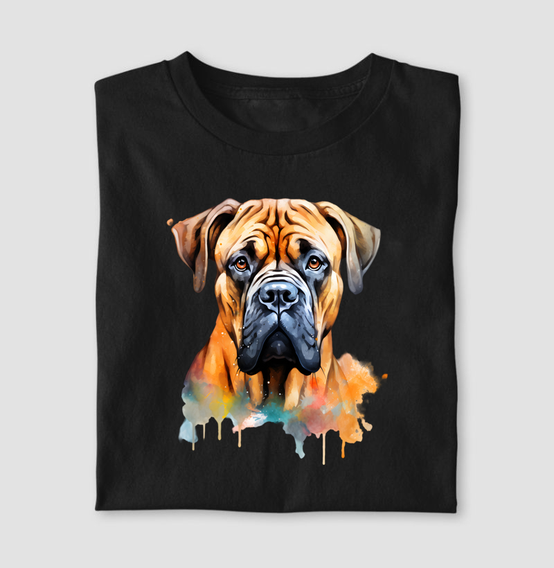 Bull Mastiff aquarela