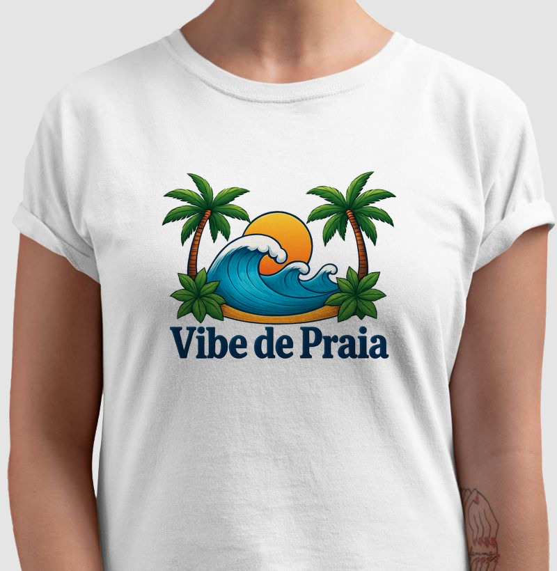 Camiseta Vibe de Praia