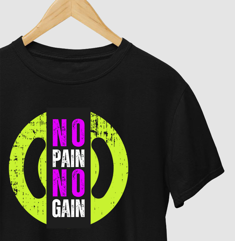 Camiseta Fawk - No Pain No Gain