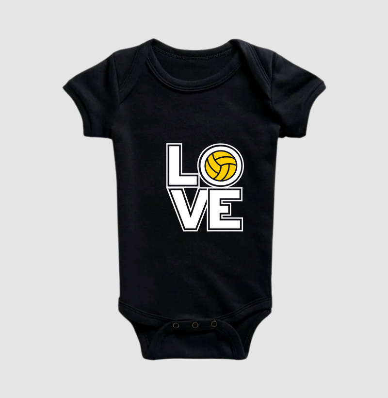 Estampa Love Vôlei de Praia no peito