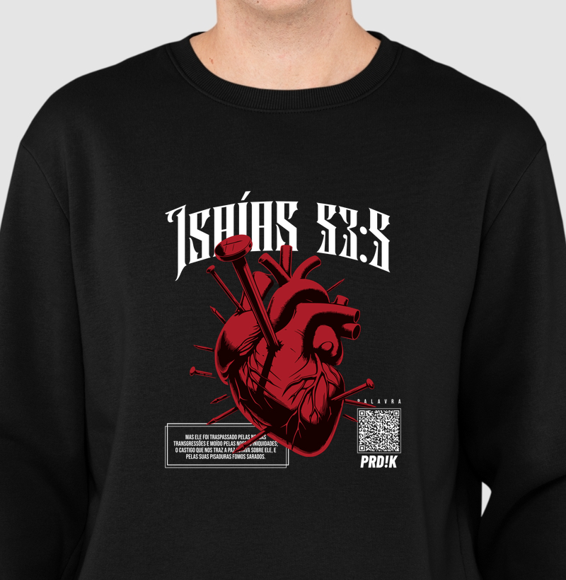Moletom com Estampa - Isaías 53