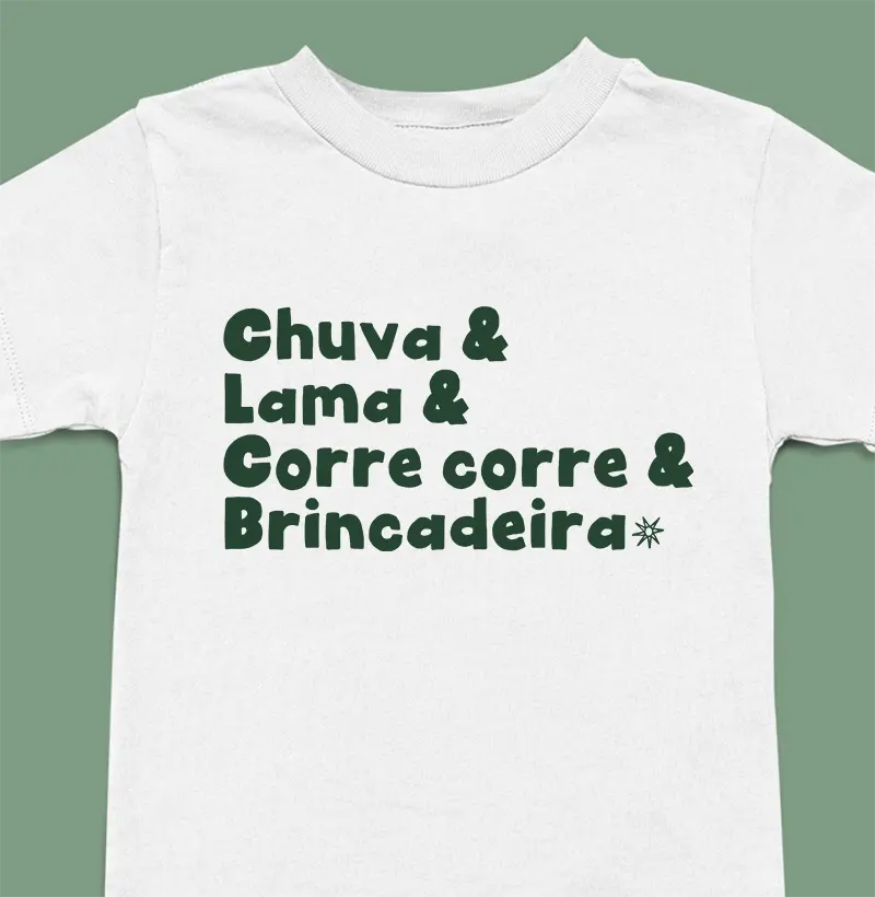 Banho de chuva!