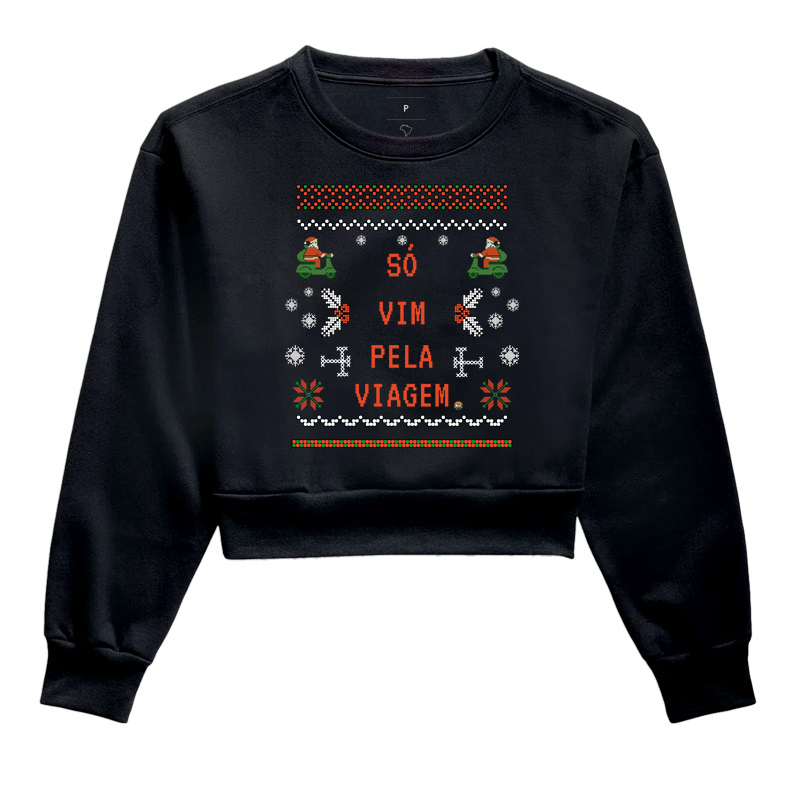 Só Vim Pela Viagem - Estampa Natalina
