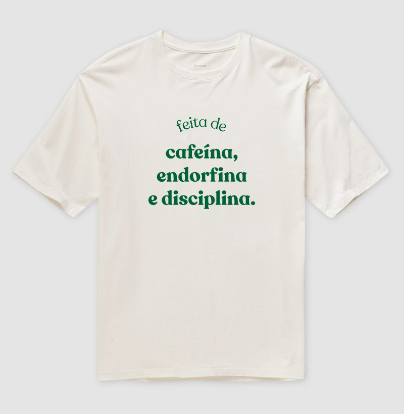 Feita de cafeína, endorfina e disciplina