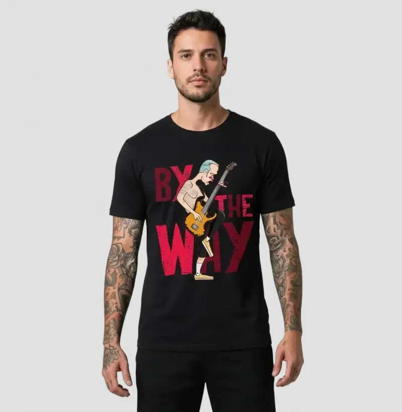 Camiseta By The Way | Rock Alternativo Caos em Cores