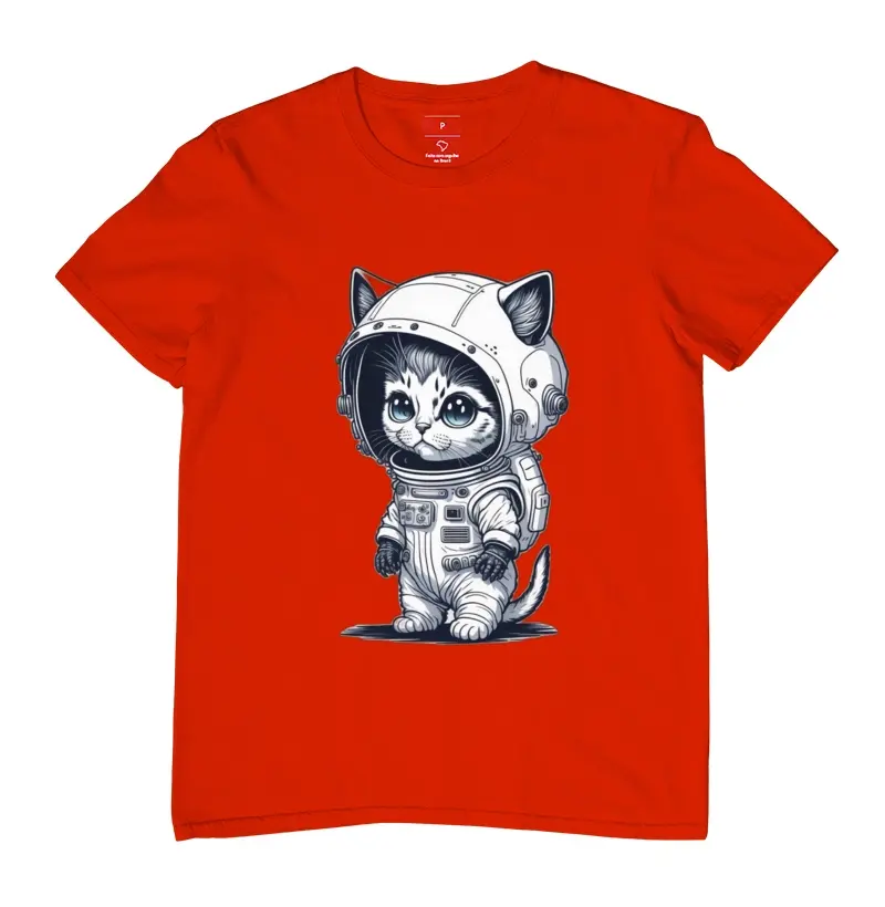 Camiseta Gato Espacial